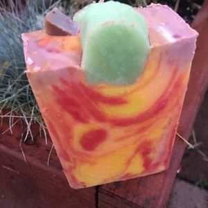 Organic vegan soap “Apple Peach”